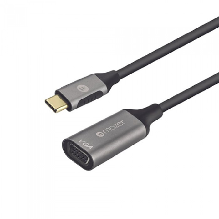 MAZER USB-C TO VGA 1080P/60Hz VIDEO ADAPTER